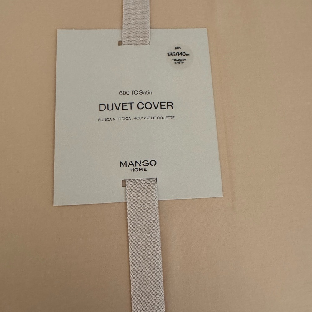 Mango Cream Duvet Cover